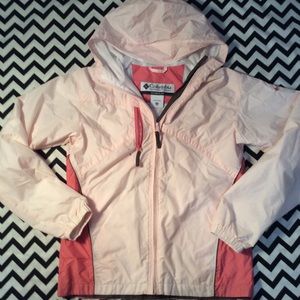 Peach Columbia rain jacket